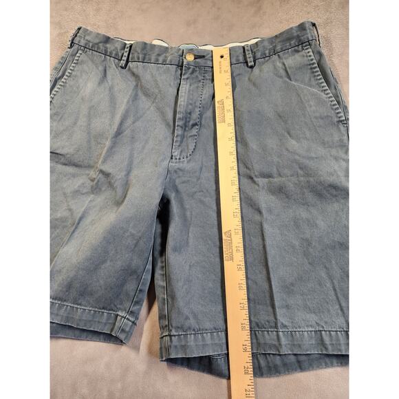 Peter Millar Shorts Mens Size 38 Blue Casual Golf Chino Flat Front Preppy - Picture 8 of 9